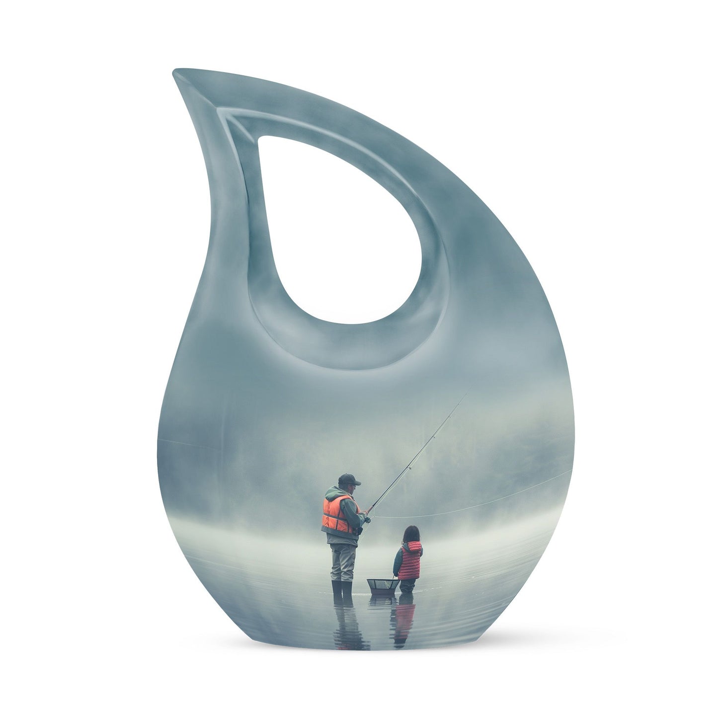 Personalized Fish Cremation Urn for Pet Ashes - 10-inch, 200 cu in - Yatskia