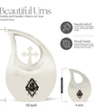 Catholic memorial urn
