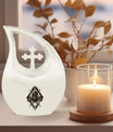 Catholic memorial urn