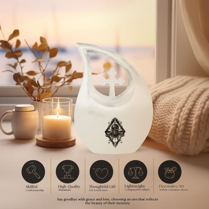 Catholic memorial urn