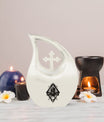 Catholic memorial urn