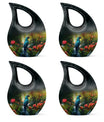 parrot-themed Small Cremation Urn
