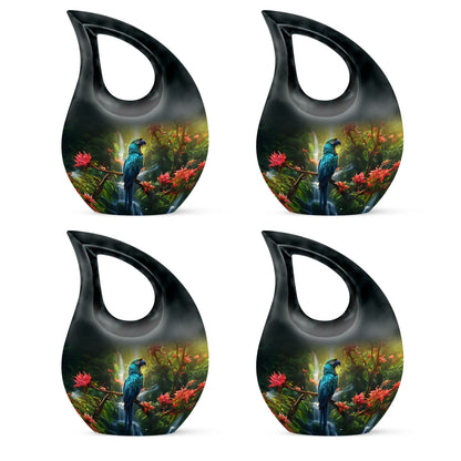 parrot-themed Small Cremation Urn