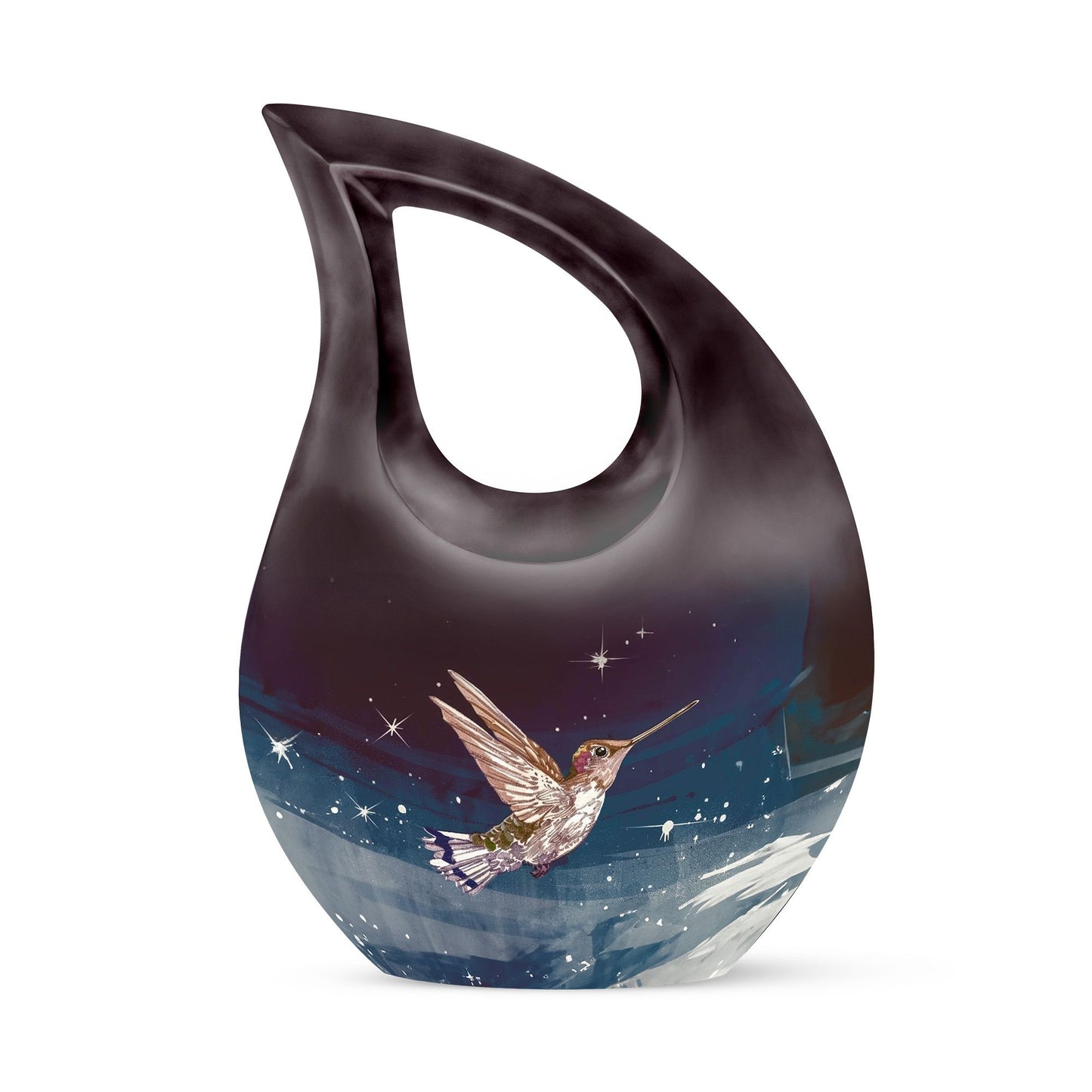 Large 10-inch Humming Bird Urn