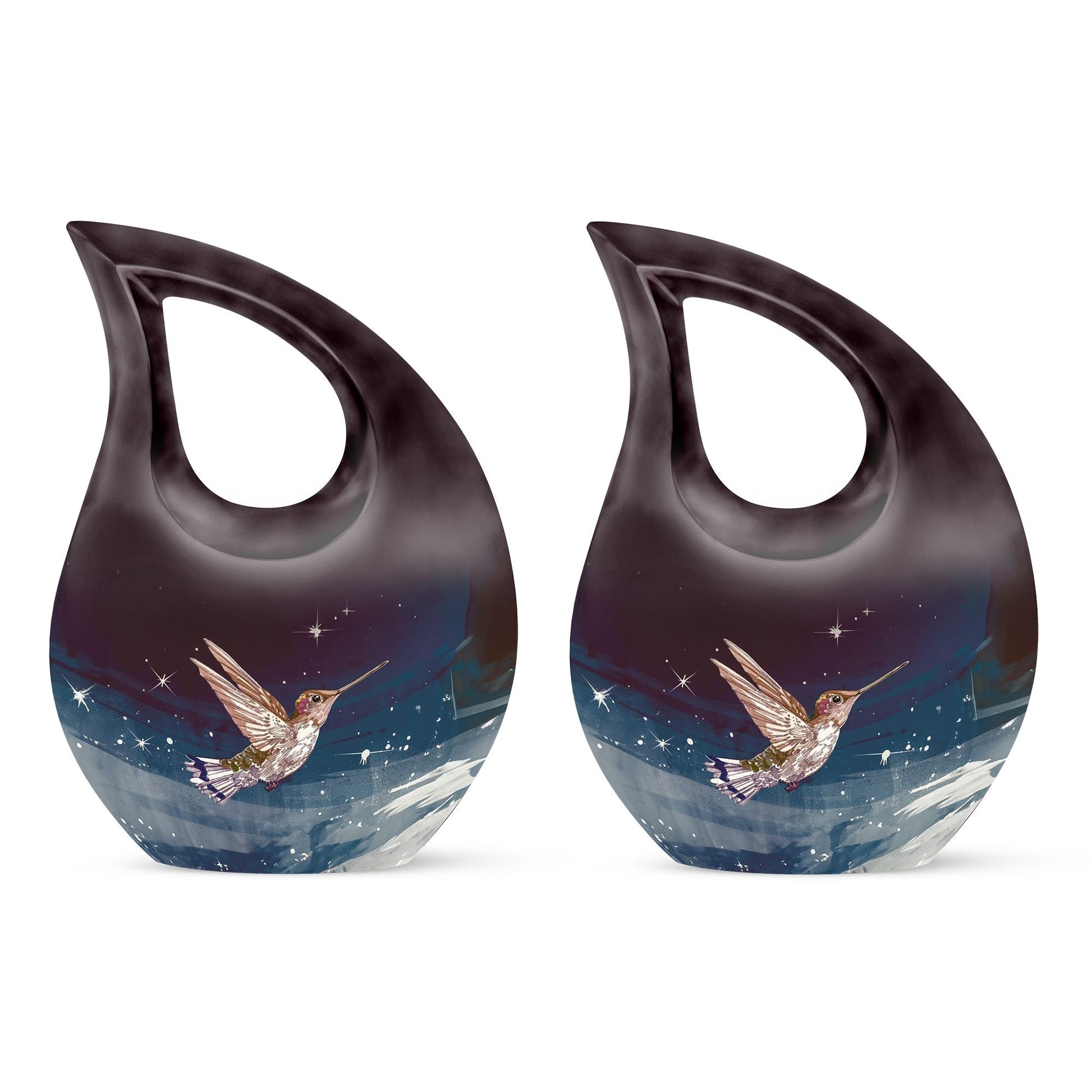 Large 10-inch Humming Bird Urn