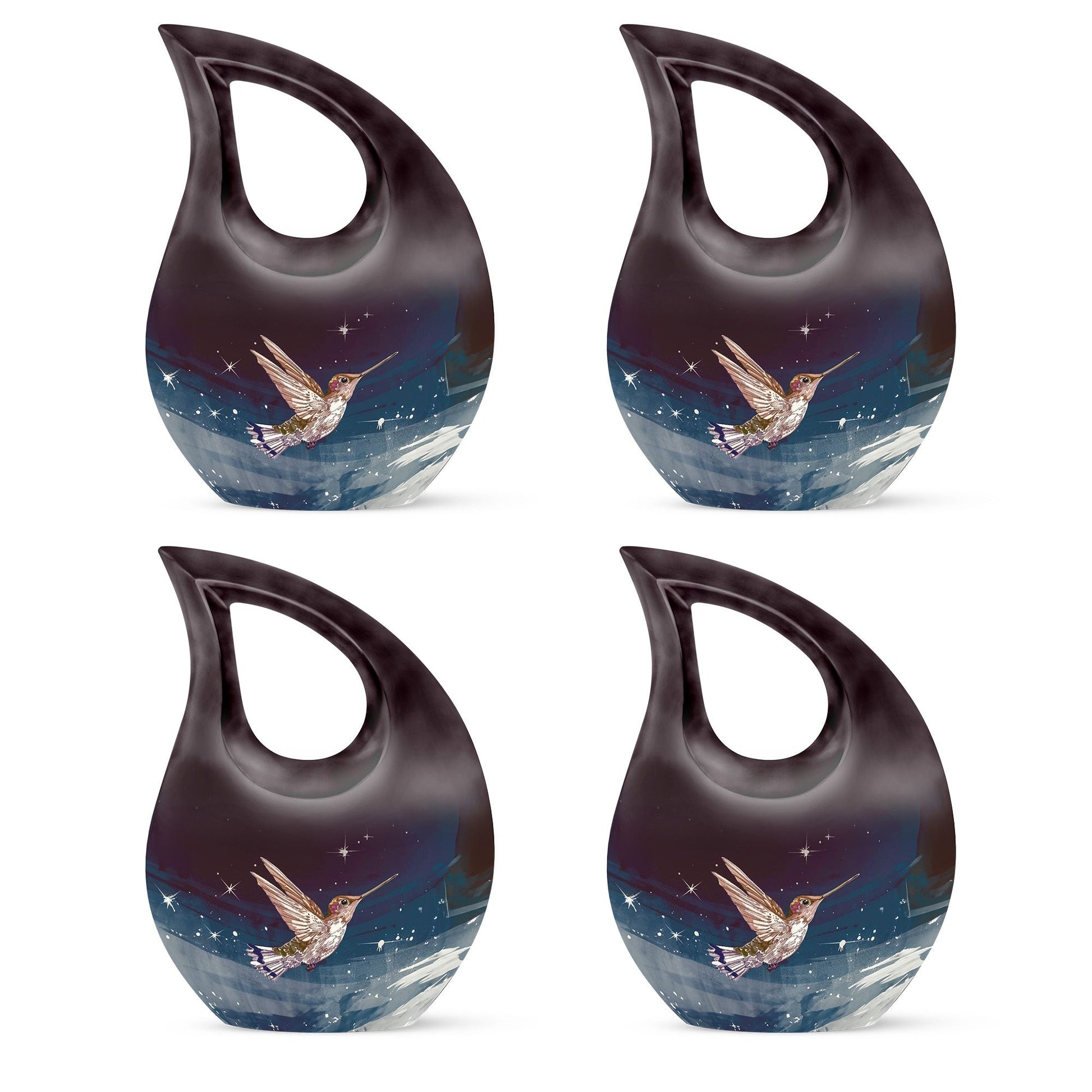 Large 10-inch Humming Bird Urn