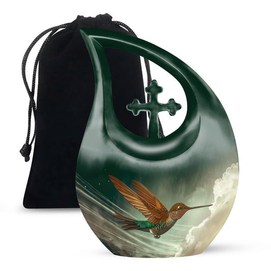 Aluminium Humming Bird Urn