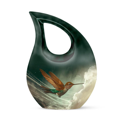 Aluminium Humming Bird Urn