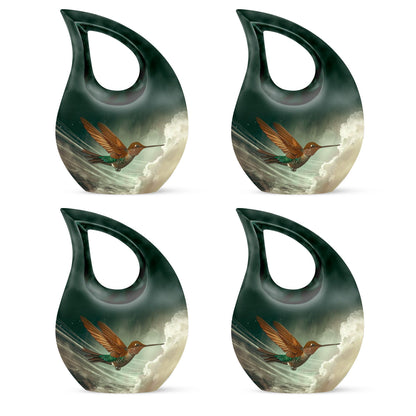 Aluminium Humming Bird Urn