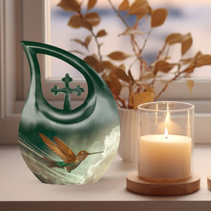 Aluminium Humming Bird Urn