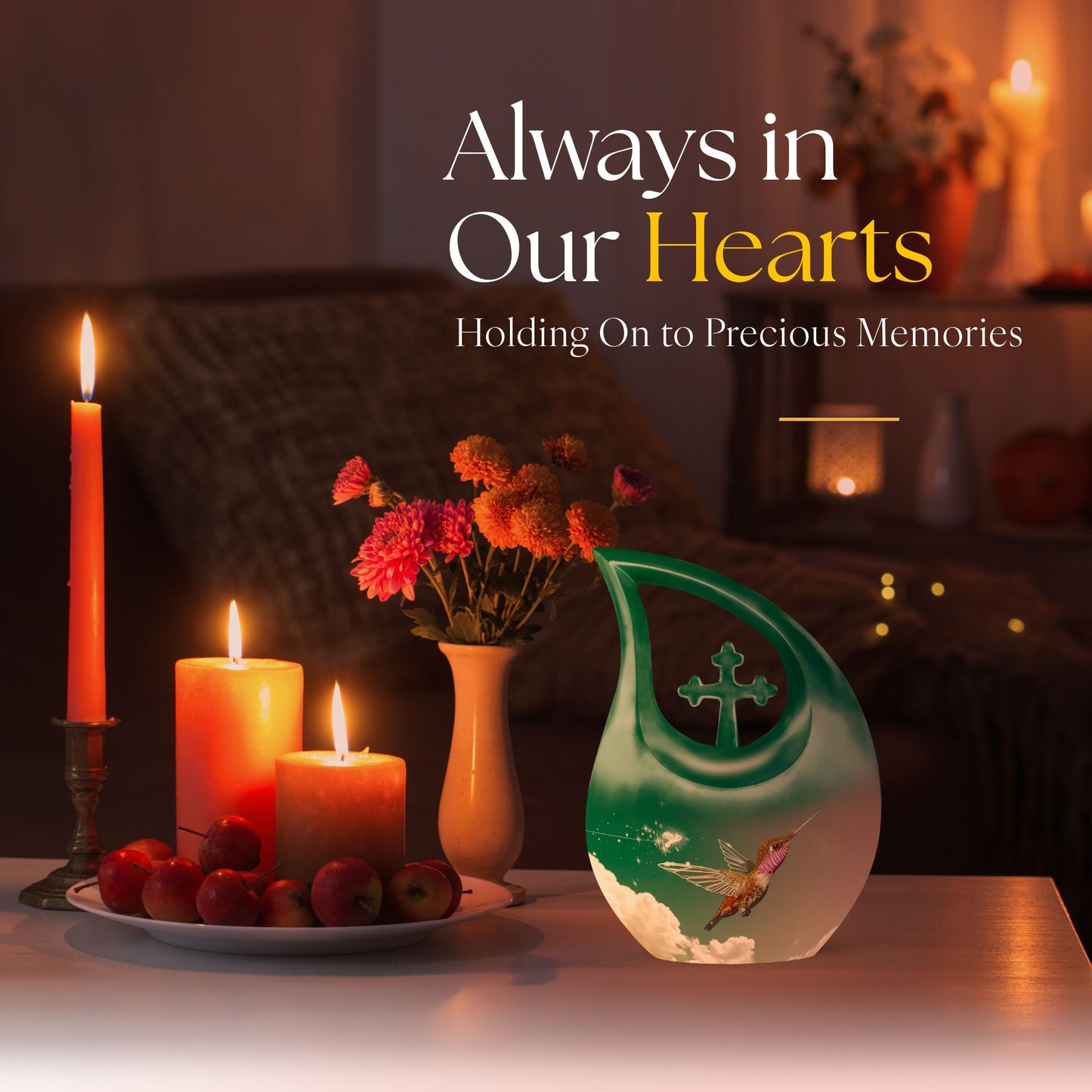 Double Humming Bird Urn