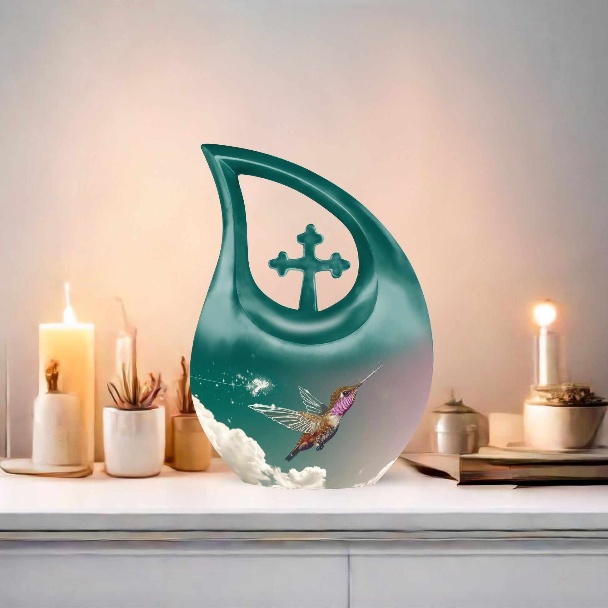 Double Humming Bird Urn