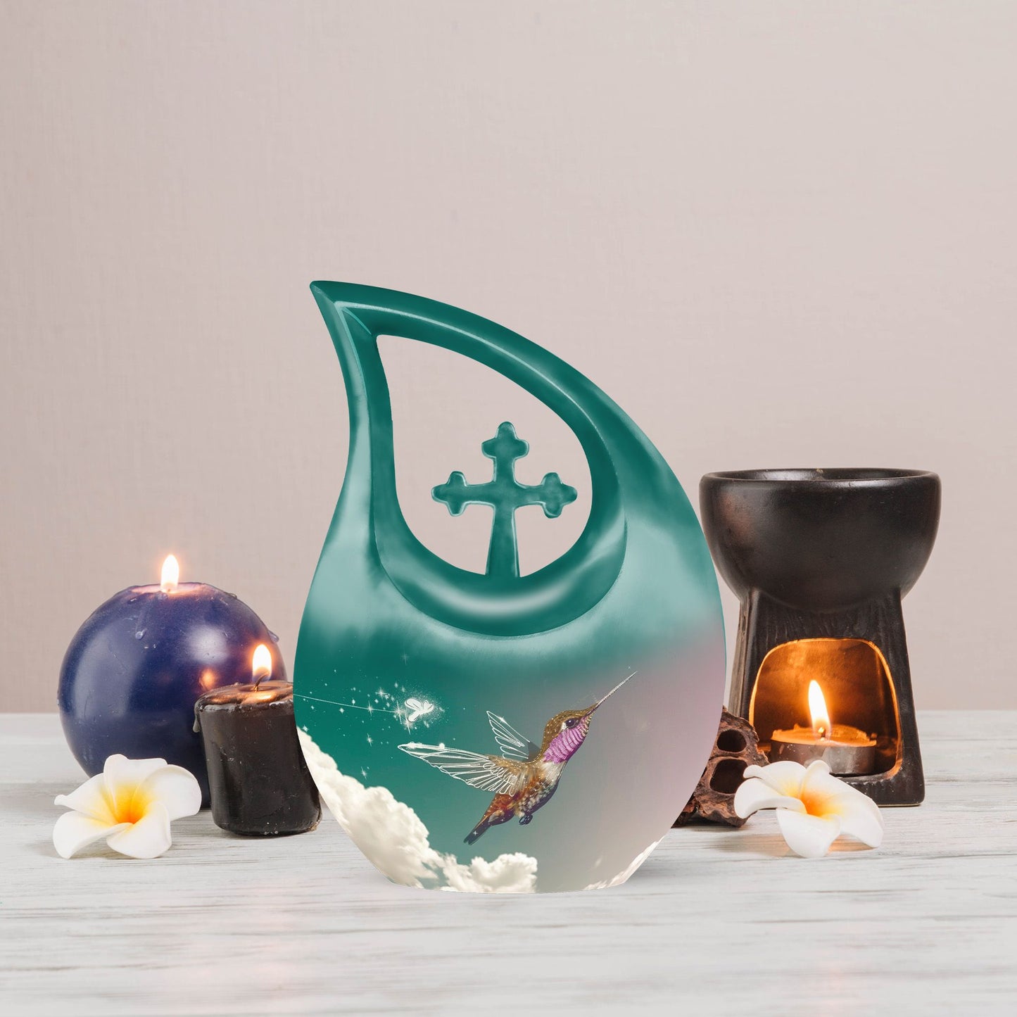 Double Humming Bird Urn