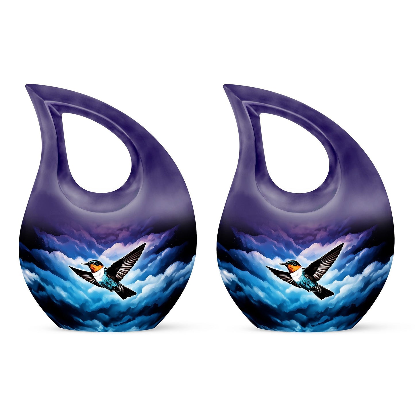 Humming Bird themed Memorial Urn