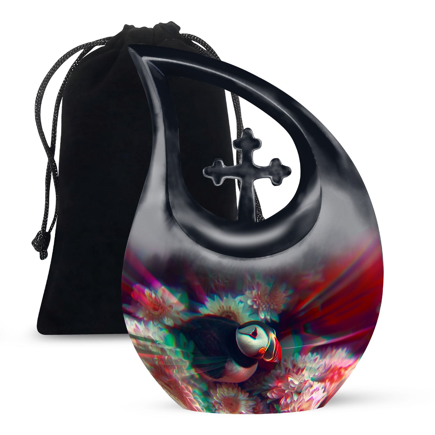 Toucans Modern Urn