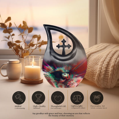 Toucans Modern Urn