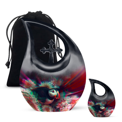 Toucans Modern Urn