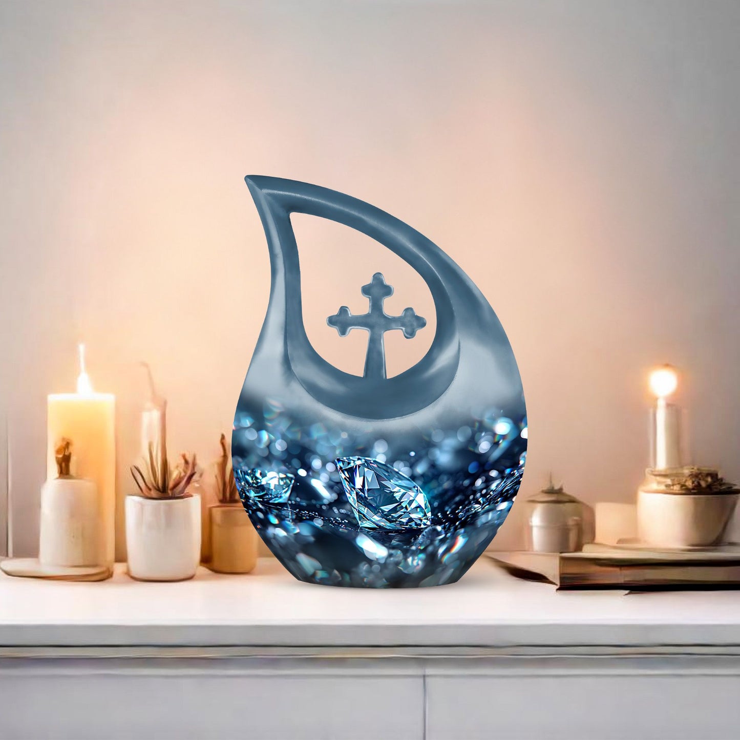 Diamond Theme Custom Mom Urn