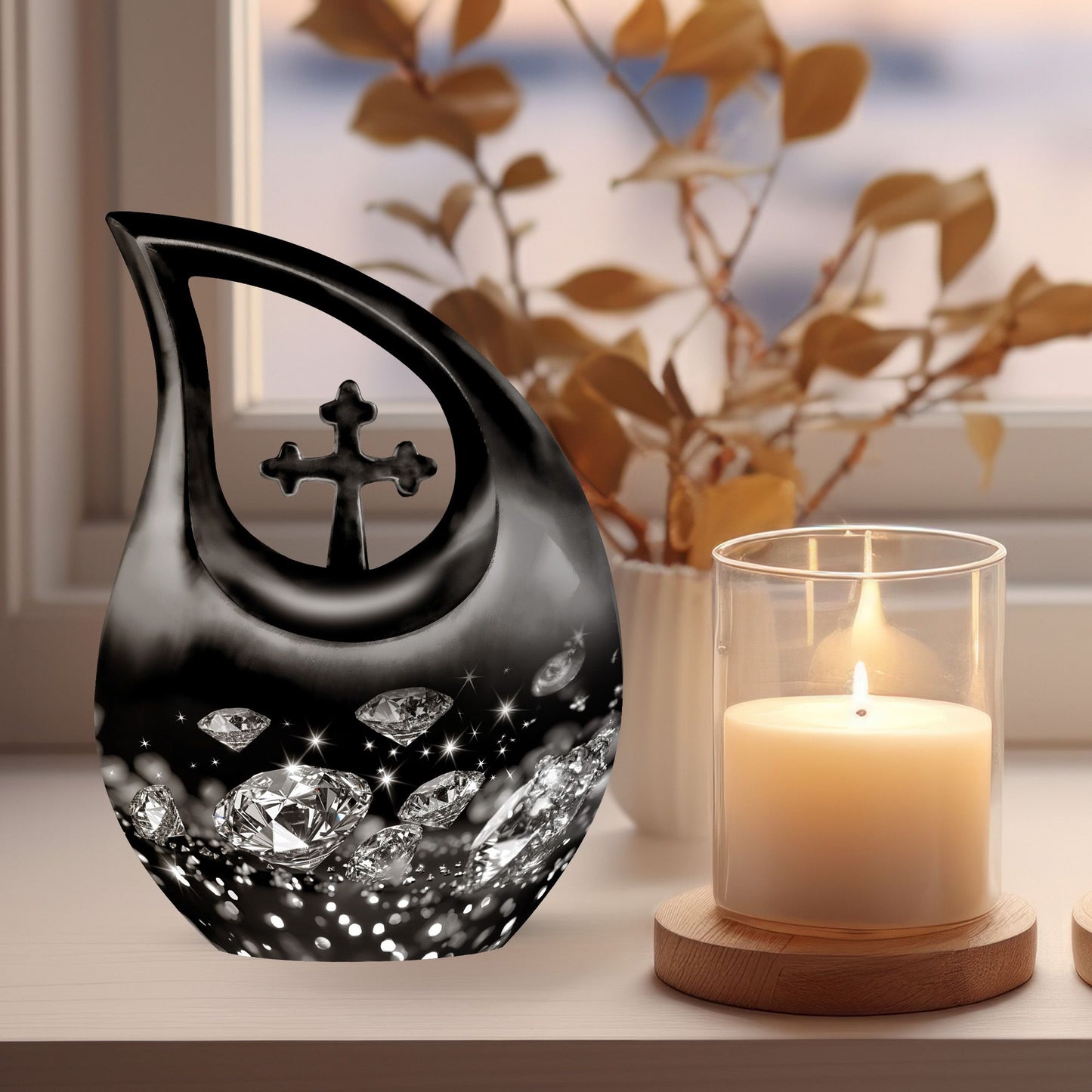diamond urn