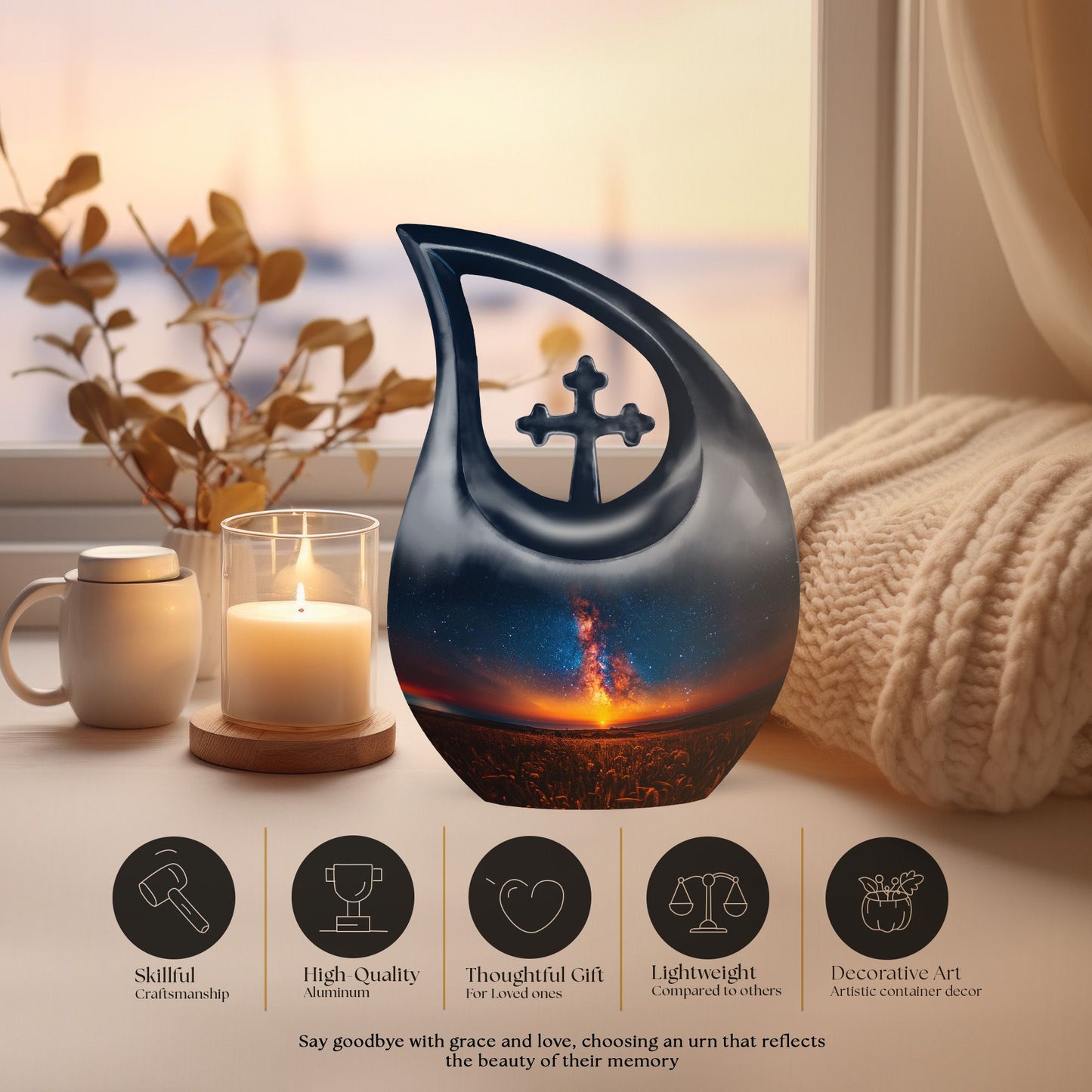 10-inch Galaxy Urn