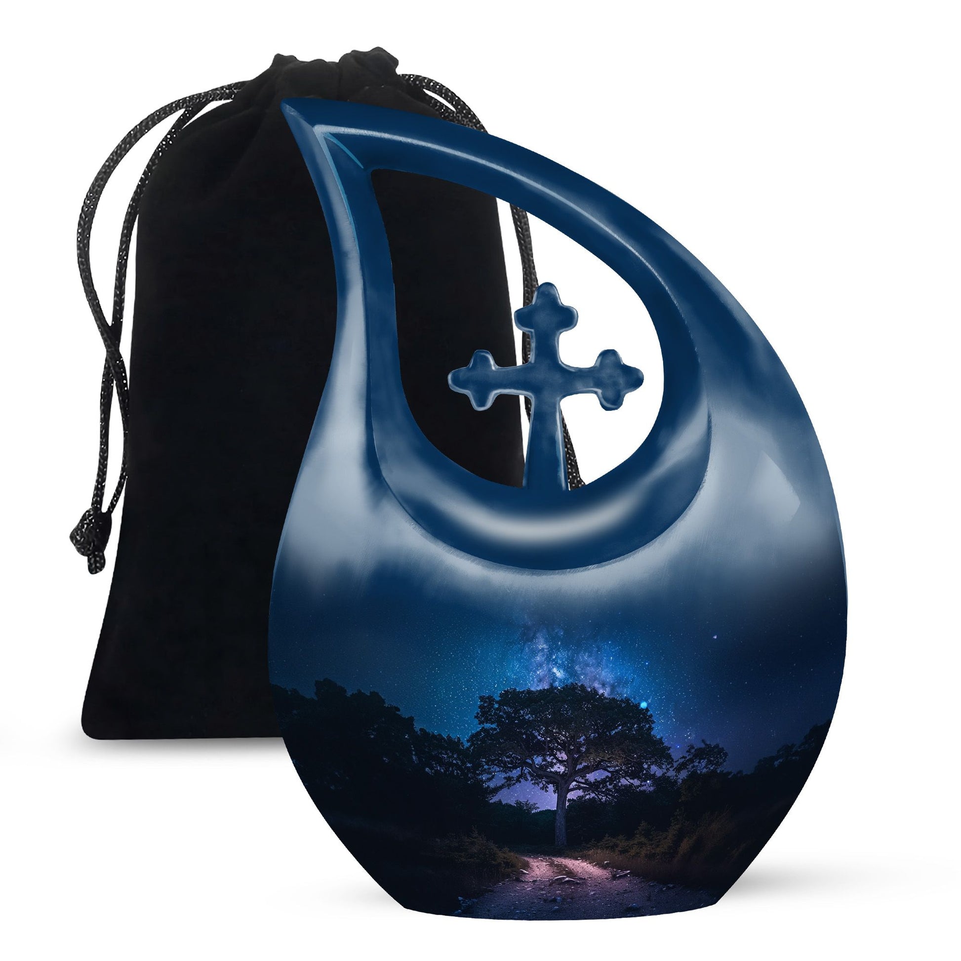 Galaxy themed Urn for Ashes