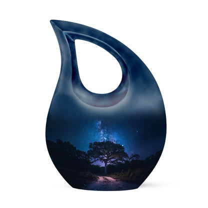 Galaxy themed Urn for Ashes