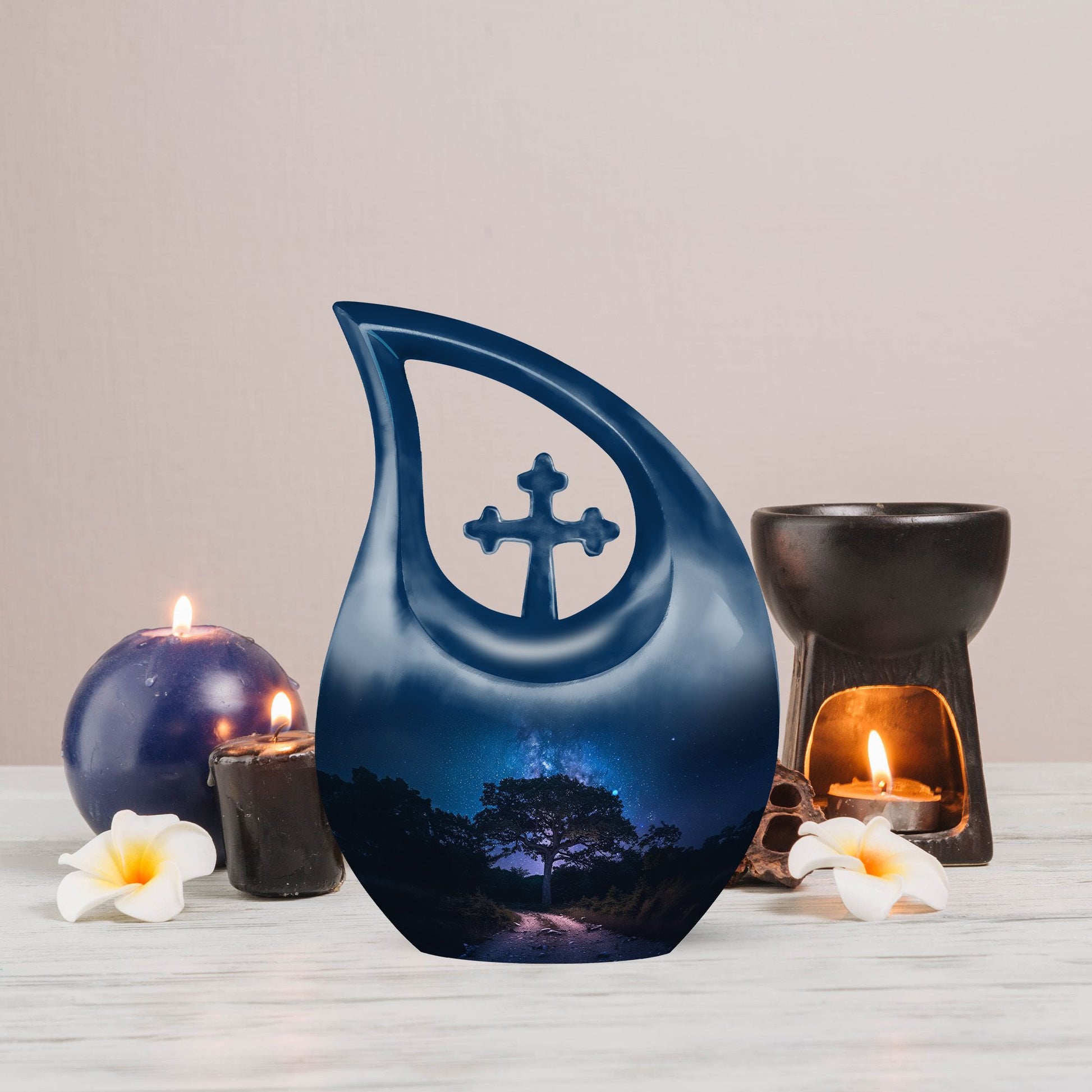 Galaxy themed Urn for Ashes