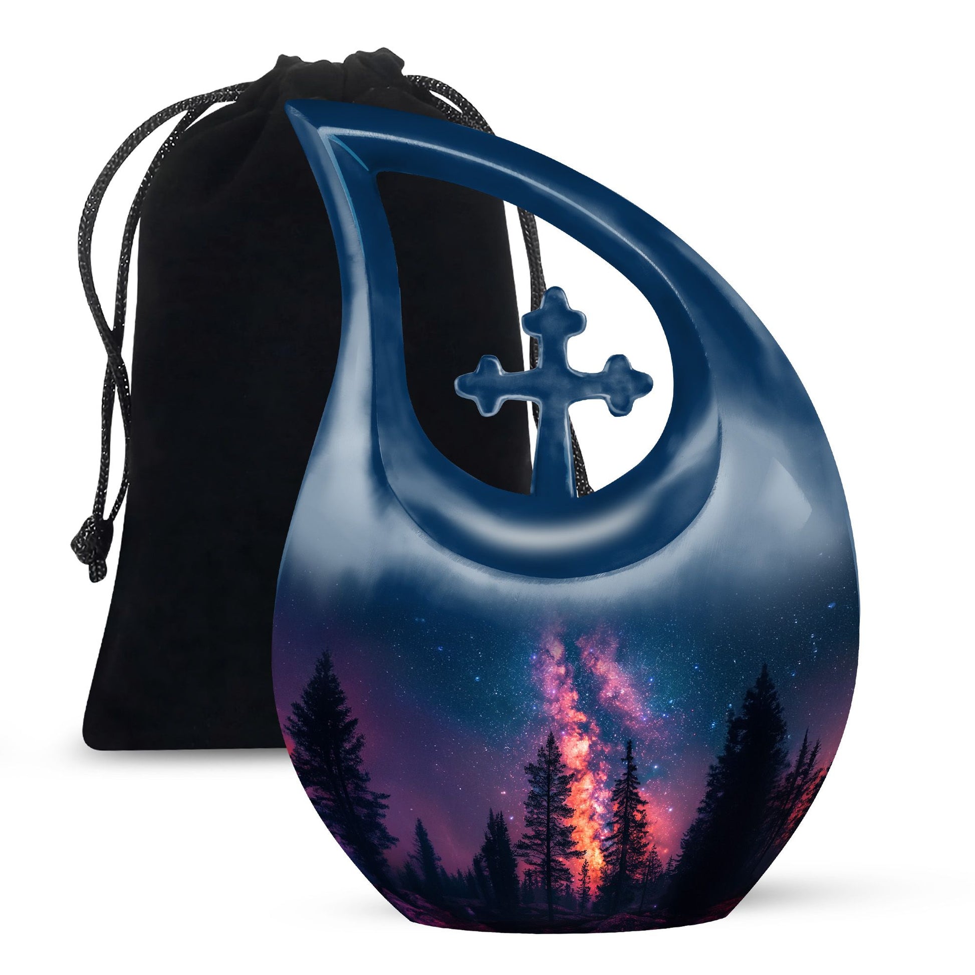 Galaxy themed Extra Large Urn