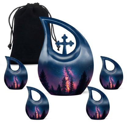 Galaxy themed Extra Large Urn