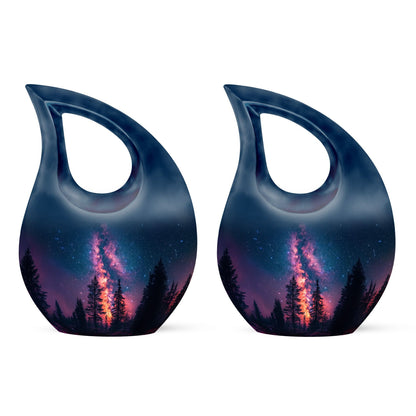 Galaxy themed Extra Large Urn