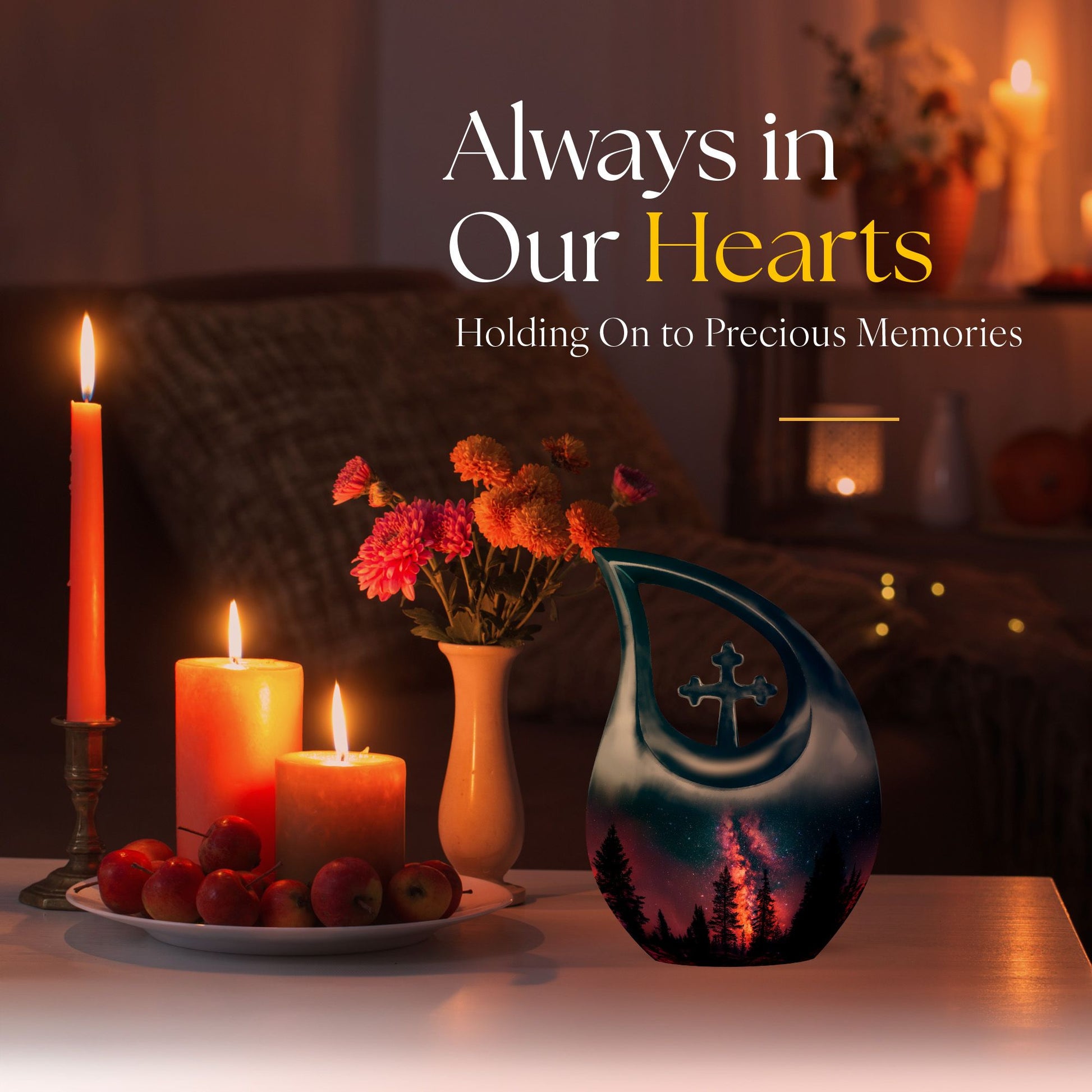 Galaxy themed Extra Large Urn