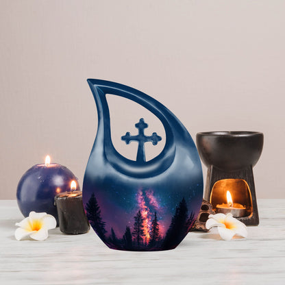 Galaxy themed Extra Large Urn