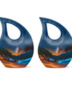 Starry Beach Urns For Ashes For Humans Funeral - Memorial Urn For Dad