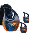 Phoenix-themed Cross Drop urn