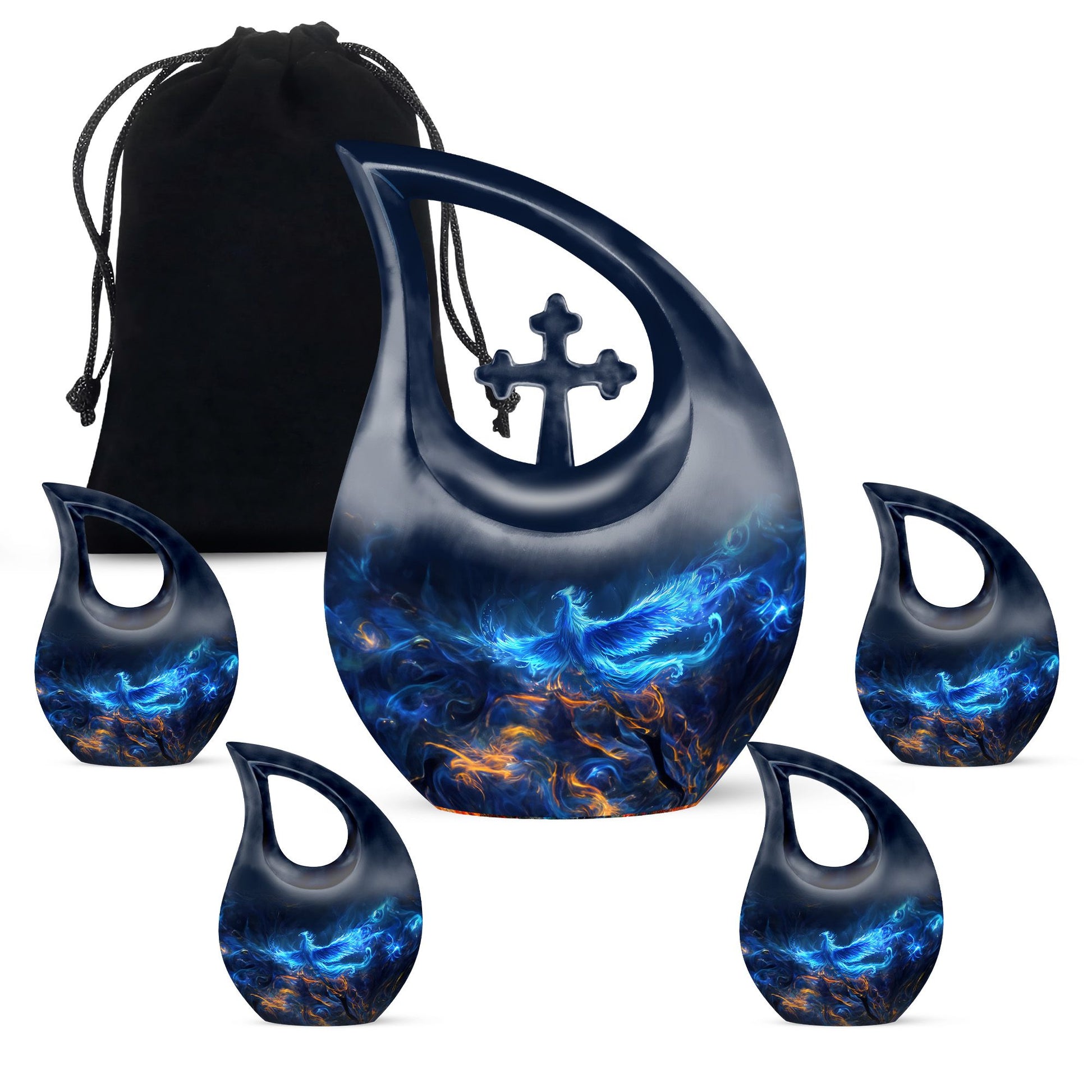 Phoenix-themed Memorial Urn