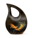 Large 10 inch Phoenix themed memorial urn