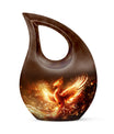 Phoenix Cross Drop Memorial Urn