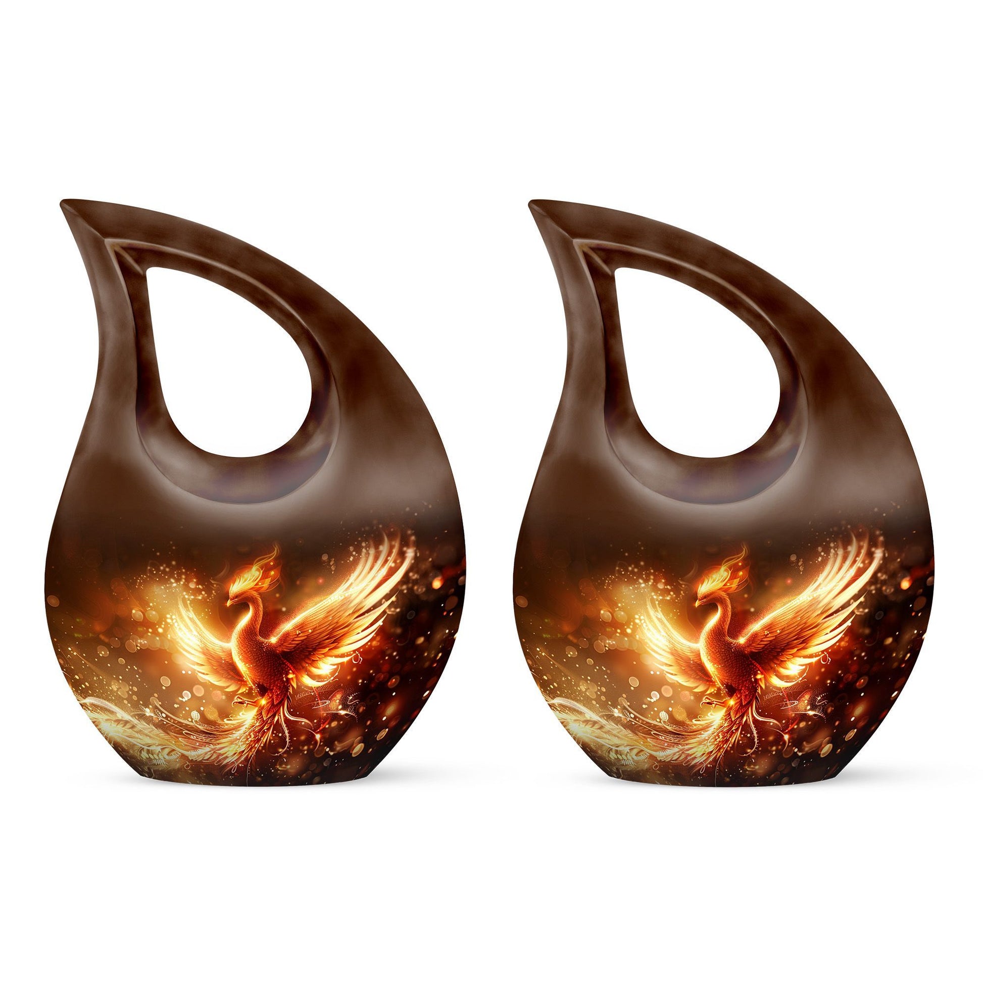 Phoenix Cross Drop Memorial Urn