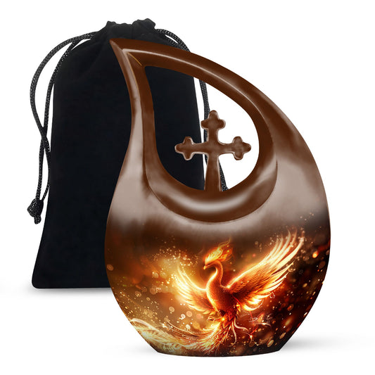 Phoenix themed Cross Drop design