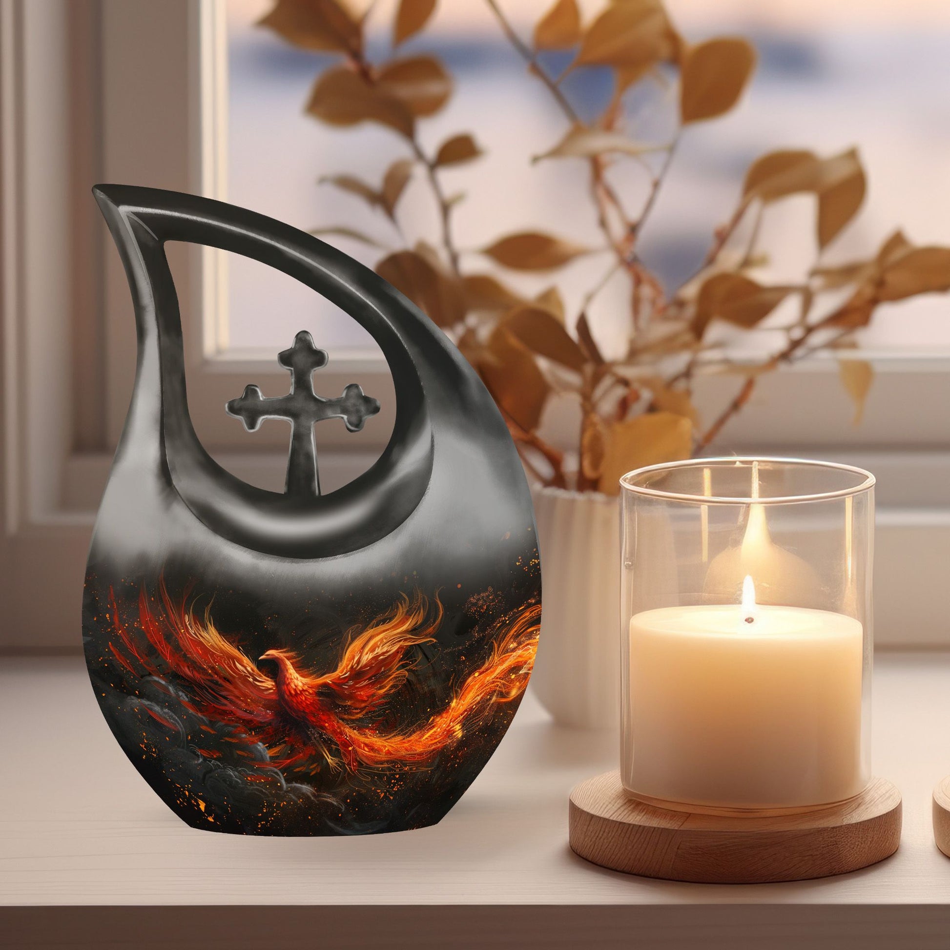 Phoenix Mini Urn for ashes