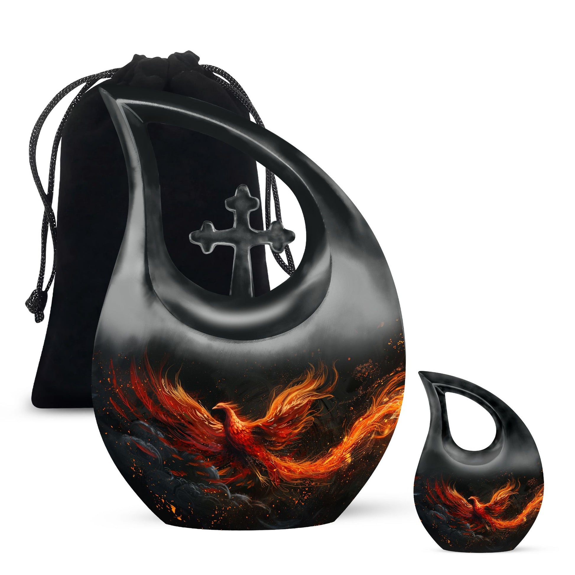 Phoenix Urn For Human Ashes - Phoenix Urn For Adult Male & Female