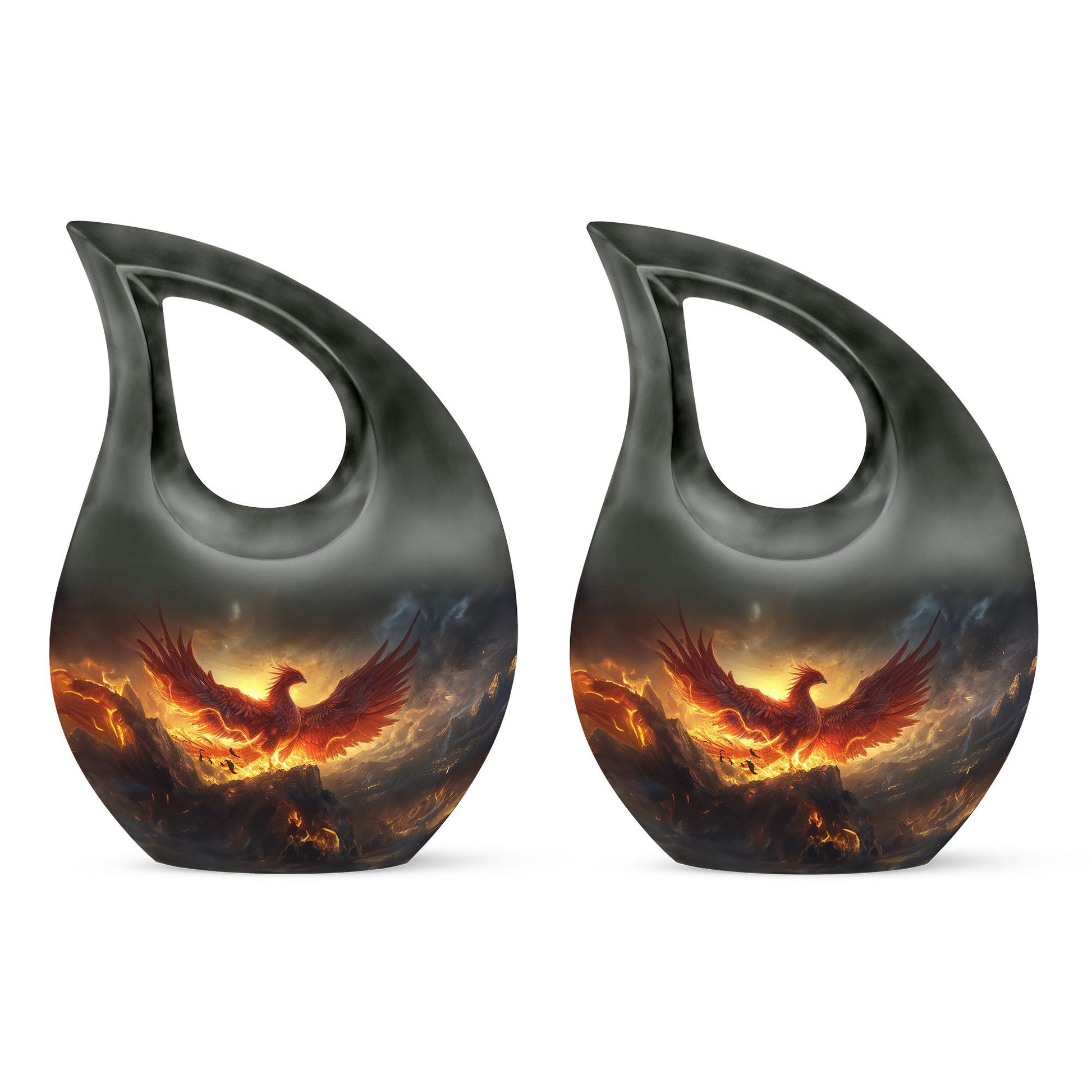 Phoenix Bird Adult Cremation Urn For Ashes - Mystical Bird Urn For Memorial