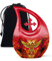 Cross Drop Phoenix Bird Urn