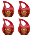 Cross Drop Phoenix Bird Urn