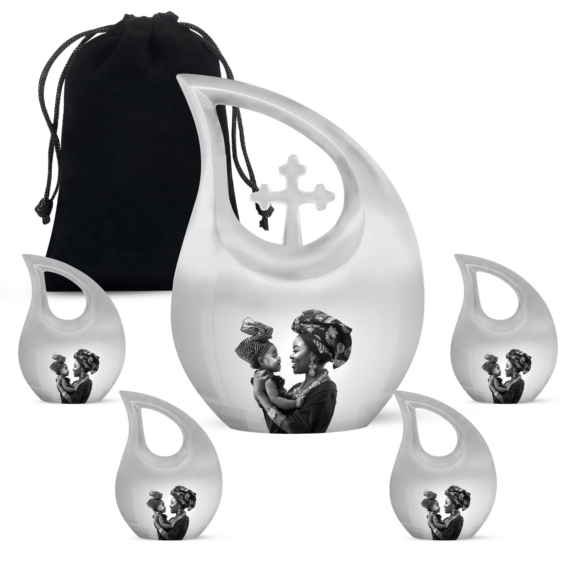 Mother's Love Urn For Human Ashes - Mother's Memorial Ashes Keepsake