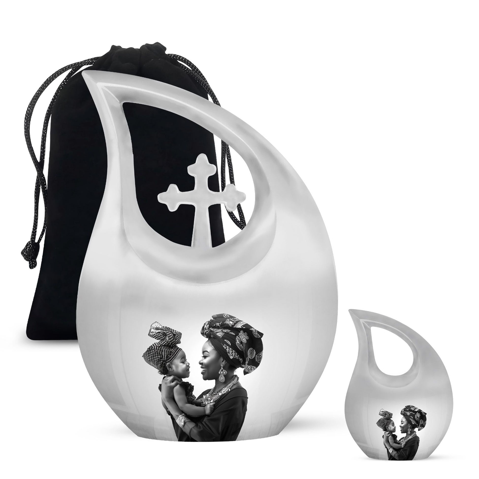 Mother's Love Urn For Human Ashes - Mother's Memorial Ashes Keepsake