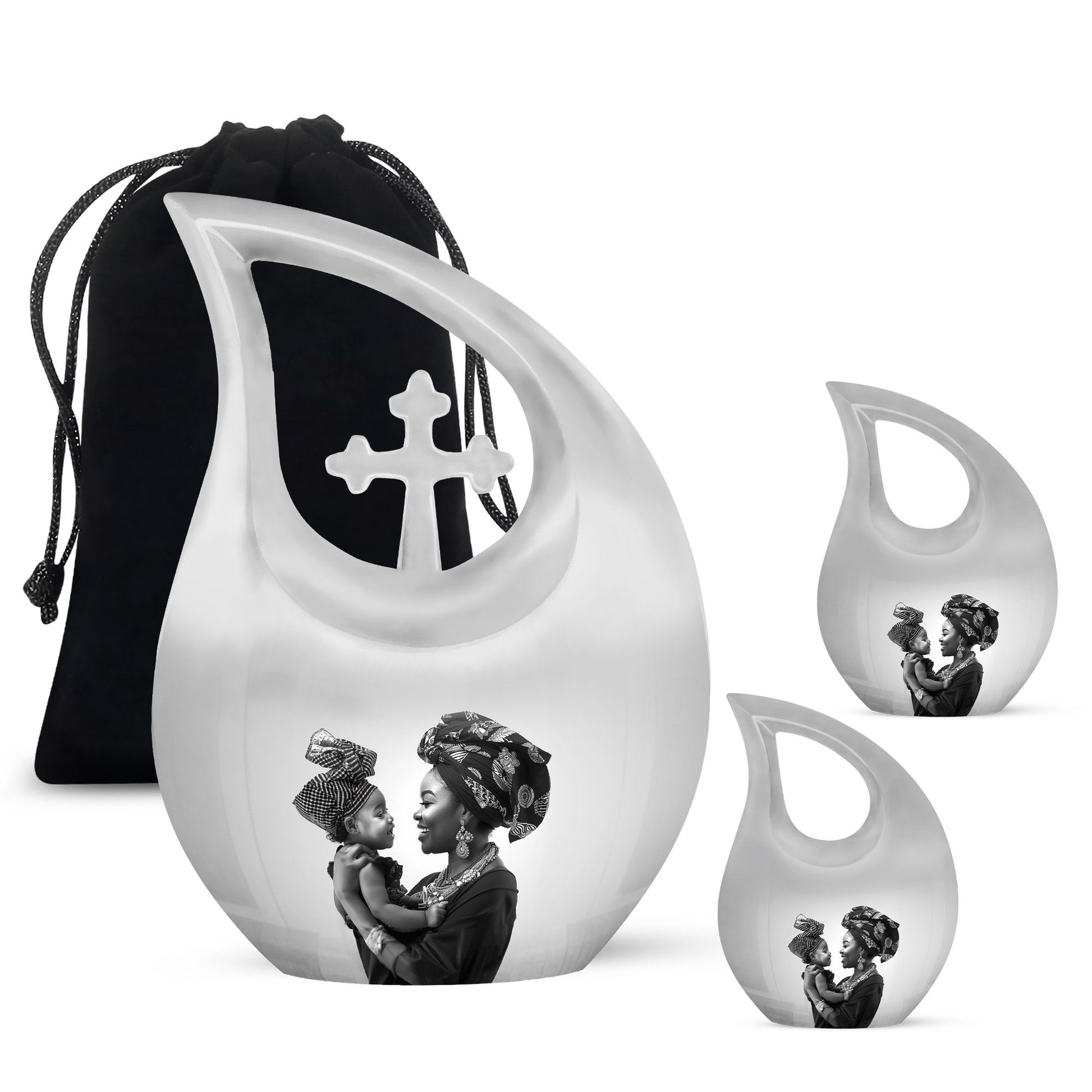 Mother's Love Urn For Human Ashes - Mother's Memorial Ashes Keepsake