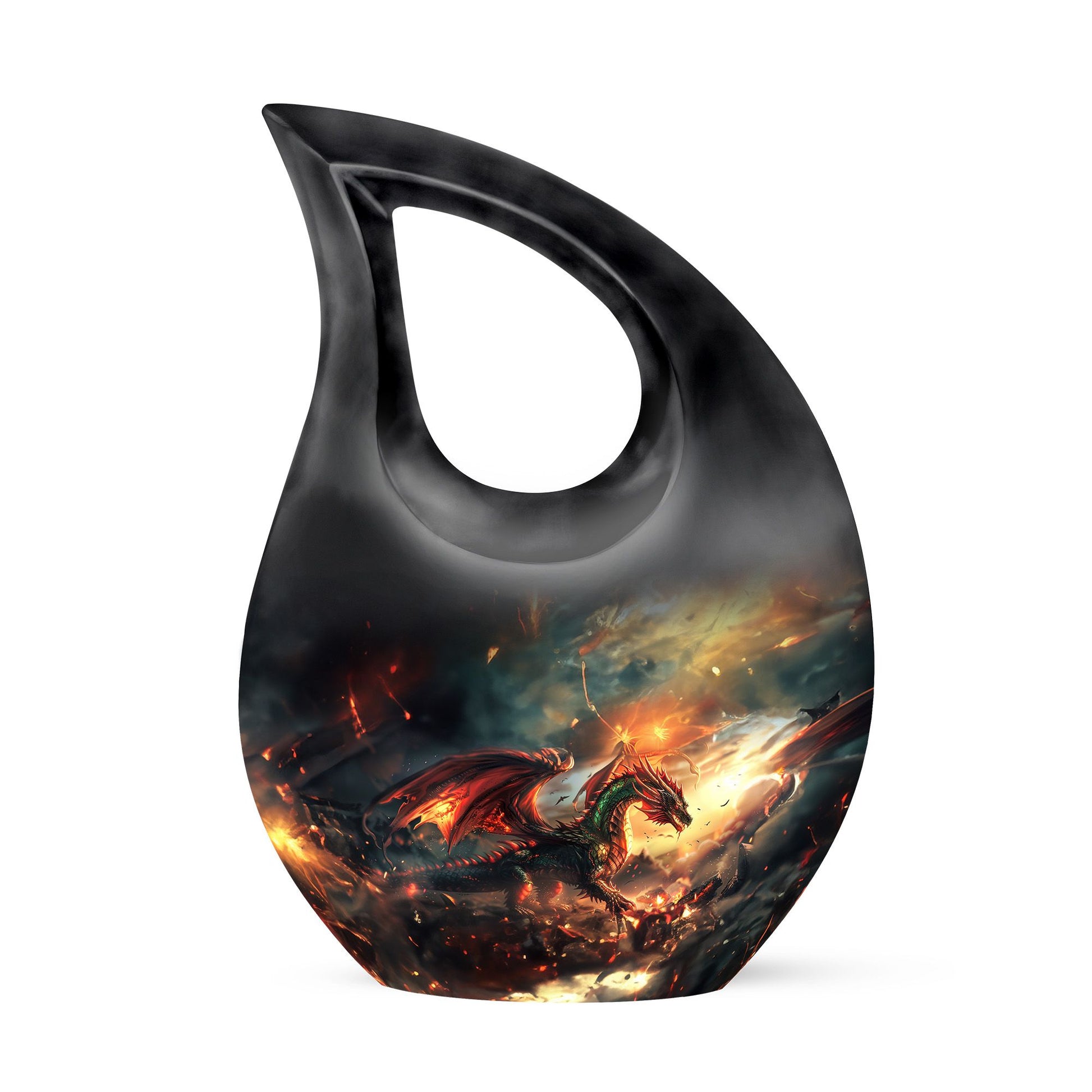 Fierce Dragon Adult Size Cremation Urns - Large Size Dragon Urn