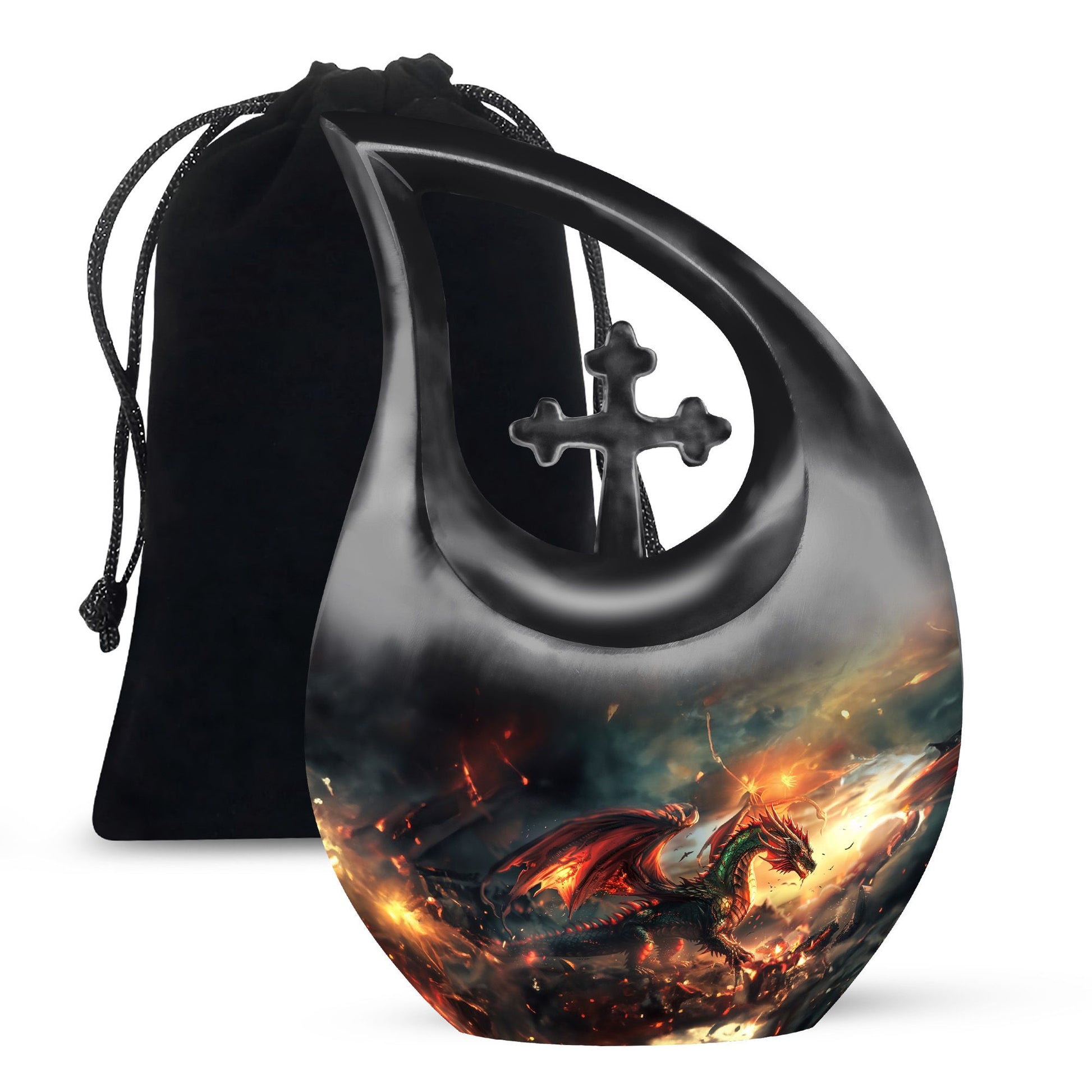 Fierce Dragon Adult Size Cremation Urns - Large Size Dragon Urn