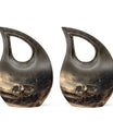 Cross Drop Dragon Urn
